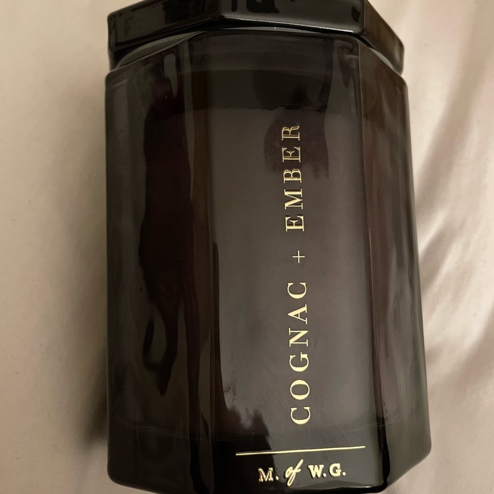 Cognac + Ember Black Candle M of WG